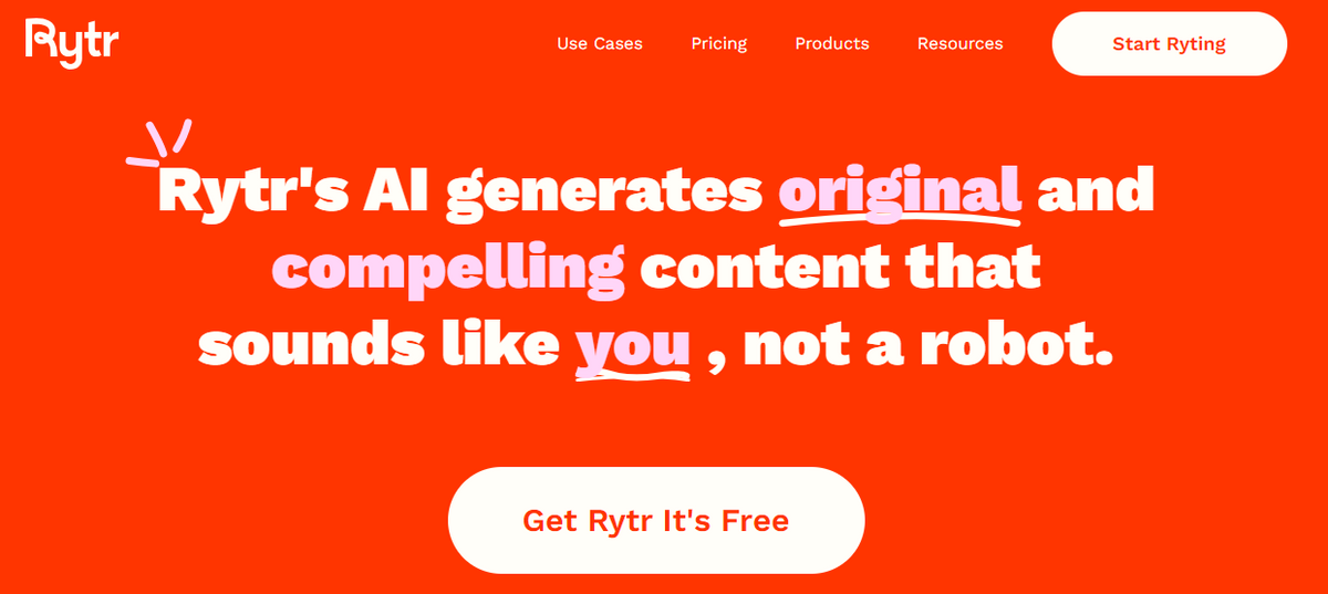 Rytr preview